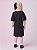 Vestido Infantil Strass Preto Anime - Imagem 3