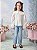 Camisa Infantil Gola Strass Anime - Imagem 1