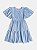Vestido Infantil Cotele Azul Denin Momi - Imagem 1