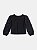 Blusa Infantil Mangas Strass Preto Momi - Imagem 2