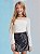 Blusa De Tule Com Franzidos Off I Am - Imagem 1