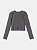Blusa Com Tule Cinza Escuro I Am - Imagem 1
