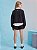 Shorts Saia Jeans Com Couro I Am - Imagem 4