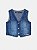Colete Infantil Strass Jeans Anime - Imagem 4