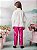 Calca Infantil Metalizada Pink Luz Anime - Imagem 3