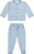 Conjunto Bebe Tricot Azul Charpey - Imagem 1