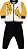 Conjunto Infantil Tigre Malhado Jaca Lel - Imagem 1