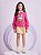 Shorts Saia Infantil Sarja Bege Momi - Imagem 1