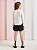 Shorts Infantil Sarja Faixa Preto Momi - Imagem 5