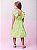 Vestido Infantil Flor Verde Limao Momi - Imagem 2