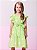 Vestido Infantil Flor Verde Limao Momi - Imagem 1