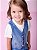 Colete Jeans Infantil Com Botoes Momi - Imagem 2