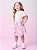 Conjunto Infantil Com Saia Flores Pink Momi - Imagem 2