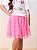 Saia De Tule Infantil Rosa Neon Momi - Imagem 1