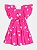 Vestido Infantil Pink Bordado Flores Momi - Imagem 4