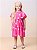 Vestido Infantil Pink Bordado Flores Momi - Imagem 2