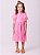 Vestido Infantil Tule Cereja Rosa Neon Momi - Imagem 2