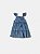 Vestido Infantil Jeans Com Laco Anime - Imagem 3