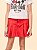 Shorts Saia Infantil Com Pregas Vermelho Anime - Imagem 1