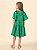 Vestido Infantil Petite Verde Puro Anime - Imagem 3
