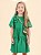 Vestido Infantil Petite Verde Puro Anime - Imagem 1