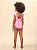 Maio Infantil Minnie Rosa Fluor Anime - Imagem 3