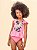 Maio Infantil Minnie Rosa Fluor Anime - Imagem 1
