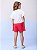 Shorts Infantil Com Strass Vermelho Momi - Imagem 3