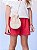 Shorts Infantil Com Strass Vermelho Momi - Imagem 1