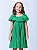 Vestido Infantil Com Lacos Verde Momi - Imagem 3