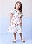 Vestido Infantil Tricoline Bordado Flor Momi - Imagem 1