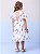 Vestido Infantil Tricoline Bordado Flor Momi - Imagem 3