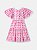 Vestido Infantil Bordado Flores Anime - Imagem 3