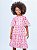 Vestido Infantil Bordado Flores Anime - Imagem 1
