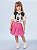 Saia Tule Infantil Rosa Pink Anime - Imagem 2