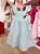 Vestido Infantil Listrado Cereja Nini Bambini - Imagem 1