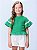 Blusa Infantil Sianinha Verde Puro Momi - Imagem 1