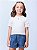 Blusa Infantil Strass Mangas Perola Momi - Imagem 1