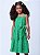 Vestido Infantil Laise Com Laco Verde Momi - Imagem 1