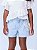 Shorts Jeans Infantil Aplique De Flores Momi - Imagem 1