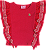 Blusa Infantil Com Babados Vermelho Momi - Imagem 4