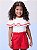 Conjunto Infantil Com Blusa Off Sianinhas Momi - Imagem 1