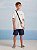 Bermuda Infantil De Sarja Azul Marinho Youcci - Imagem 2