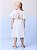 Vestido Laise Infantil Com Faixa Branco Momi - Imagem 3