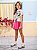 Shorts Saia Infantil Pink Glam Anime - Imagem 2