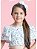 Blusa Cropped Infantil Flores Azuis Pituchinhus - Imagem 1
