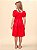 Vestido Infantil Vermelho Preppy Anime - Imagem 5