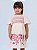 Vestido Infantil Com Lastex Bordado Perola Anime - Imagem 2