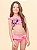 Biquini Infantil Minnie Rosa Fluor Anime - Imagem 2