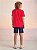 Camiseta Infantil Vermelho Preppy Youcci - Imagem 3